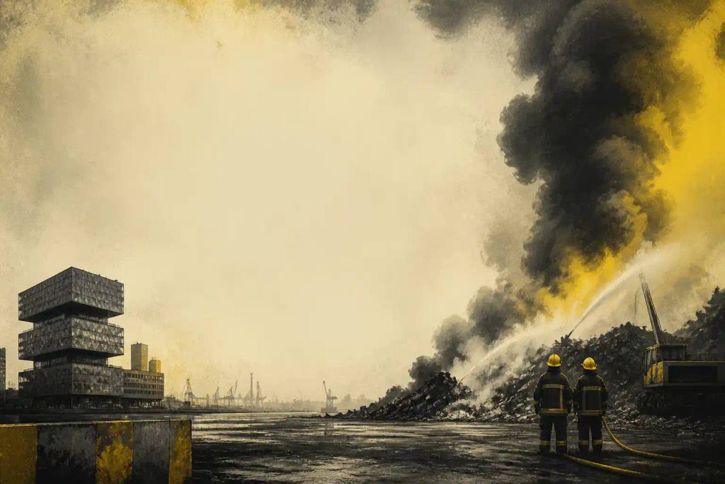Antwerp Port fire: Waste storage under control…