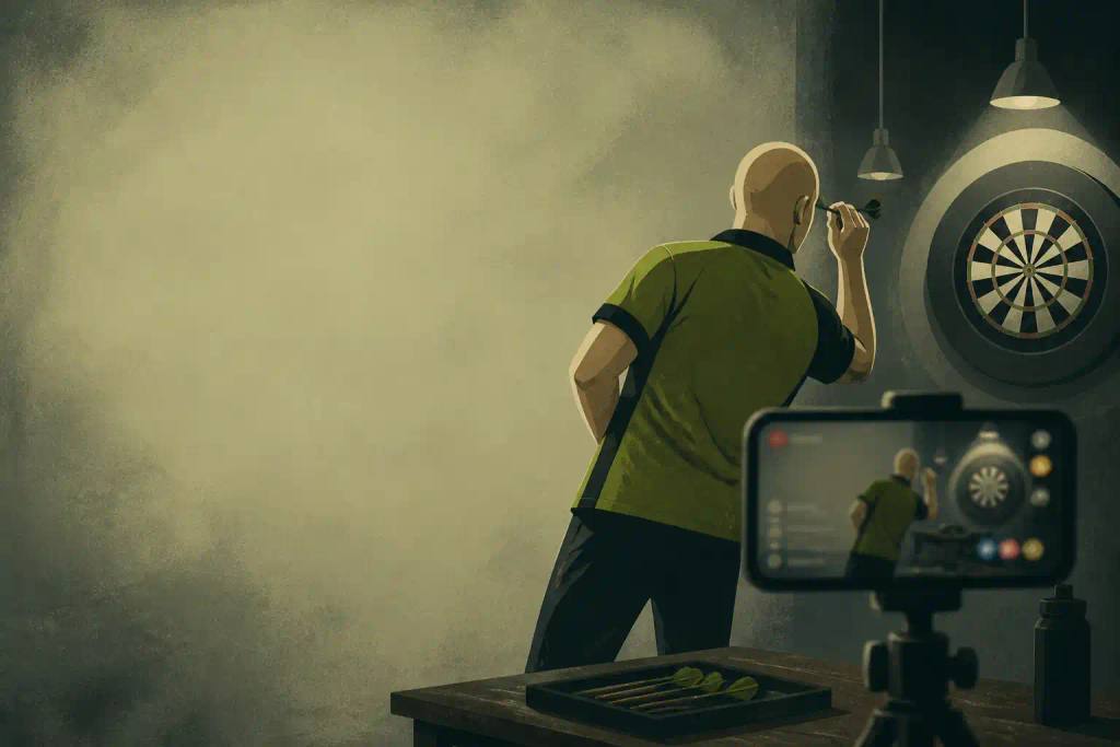Michael van Gerwen: Fans watch via livestream