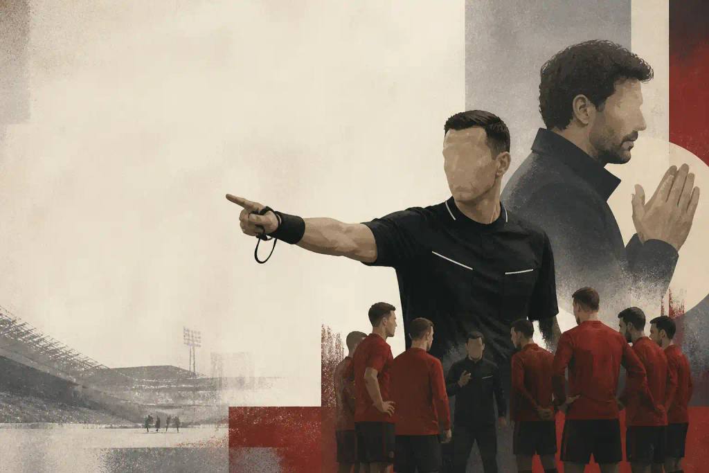 Red Devils face France with Slovenian Referee…