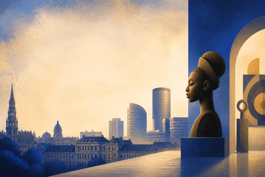 Afrikaanse kunstgeschiedenis in Brussel…